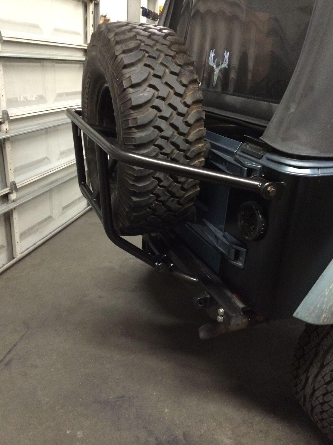 Swing Down Tire Carrier Those Guys Rod Customs Patrick